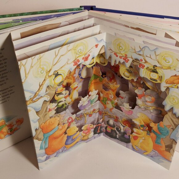 Children's pop-up book French (Paris) "AU PAYS DES HIVERS TENDRES" HC - Exel Con - Picture 5 of 9